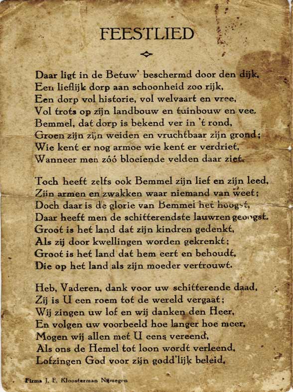 bemmelsvolkslied